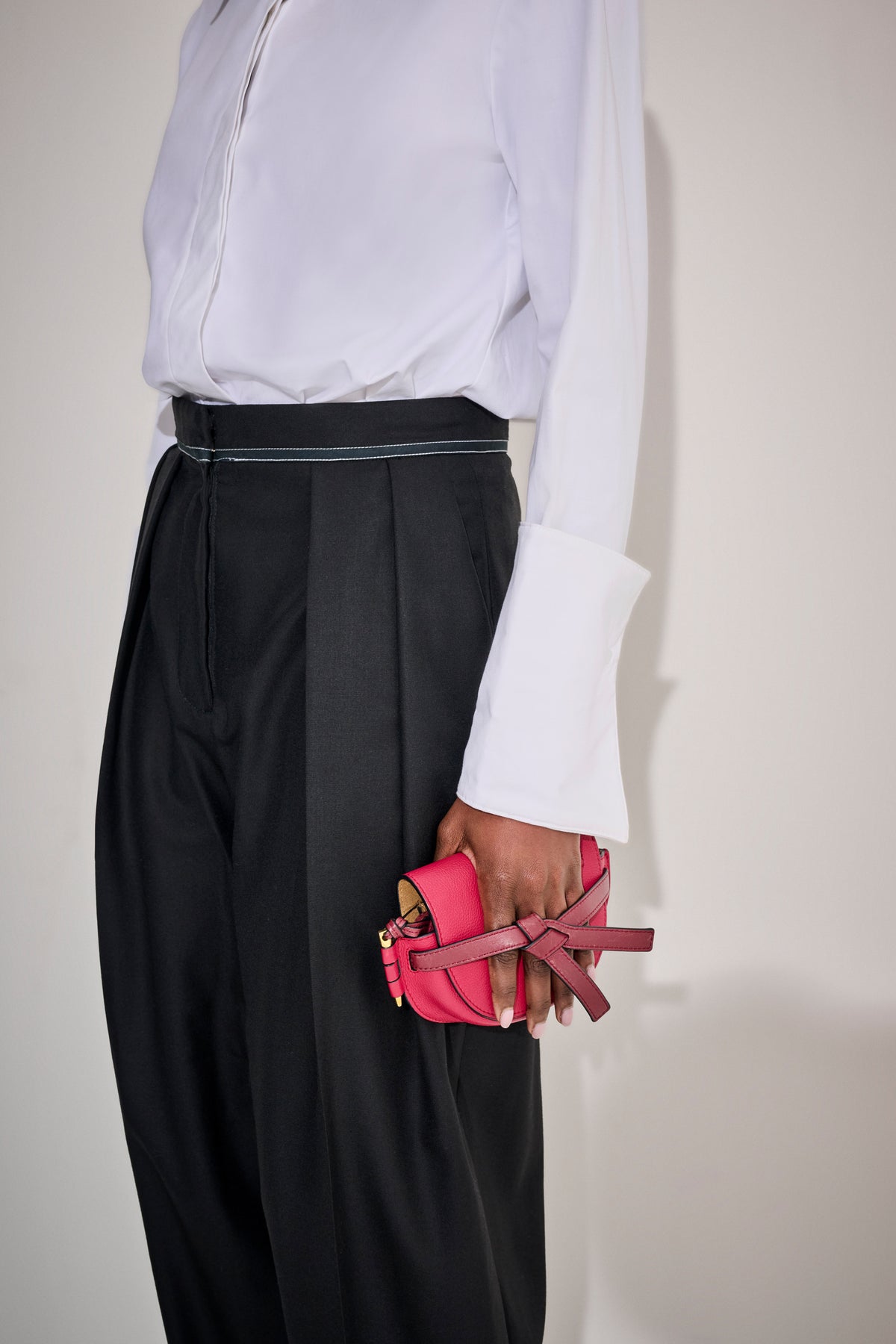 Stella McCartney Black Pleated Trousers