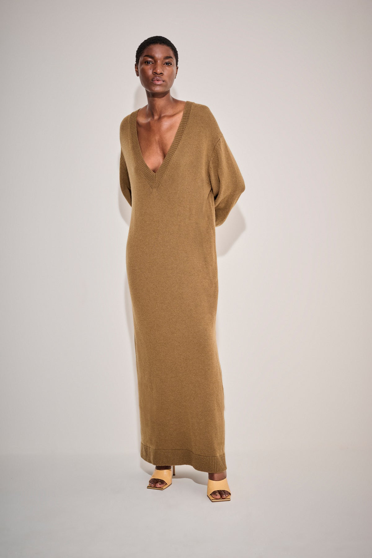 Courtney Zheng Wool & Cashmere Oversized Dress