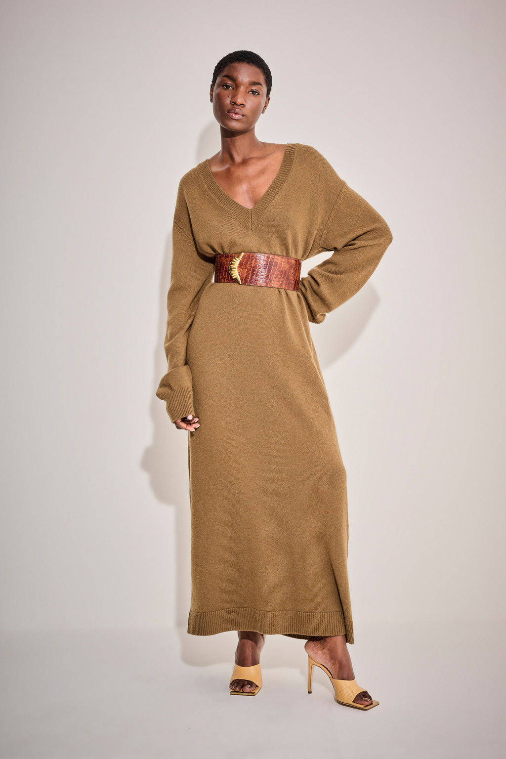 Courtney Zheng Wool & Cashmere Oversized Dress