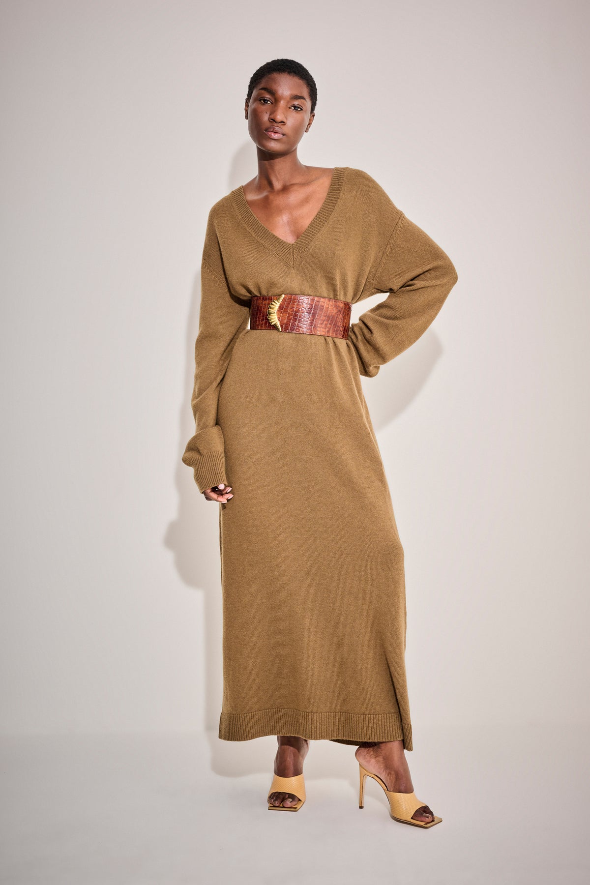 Courtney Zheng Wool & Cashmere Oversized Dress