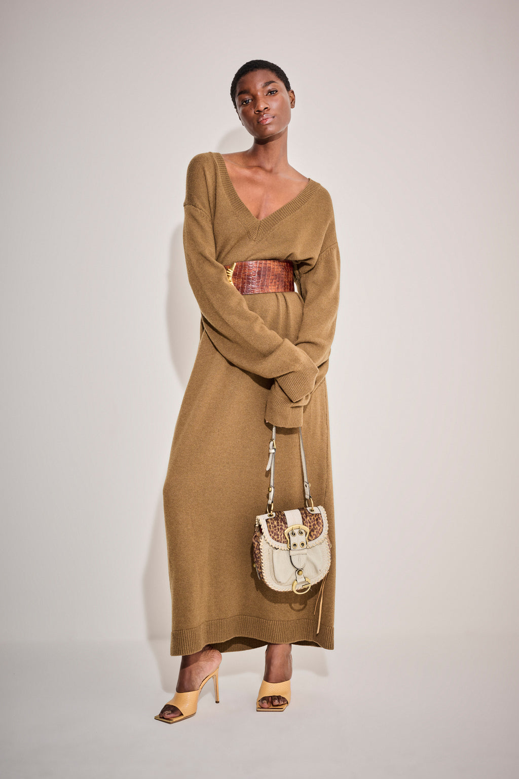 Courtney Zheng Wool & Cashmere Oversized Dress