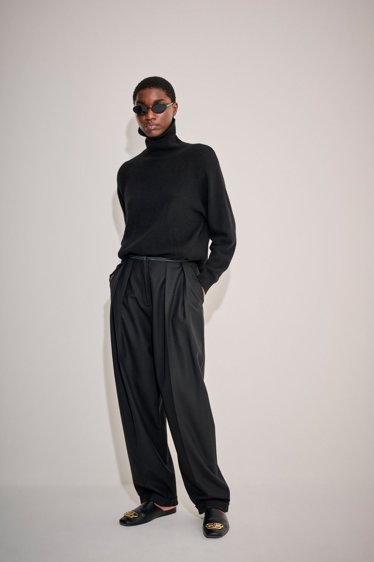 Vintage Cashmere Roll Neck